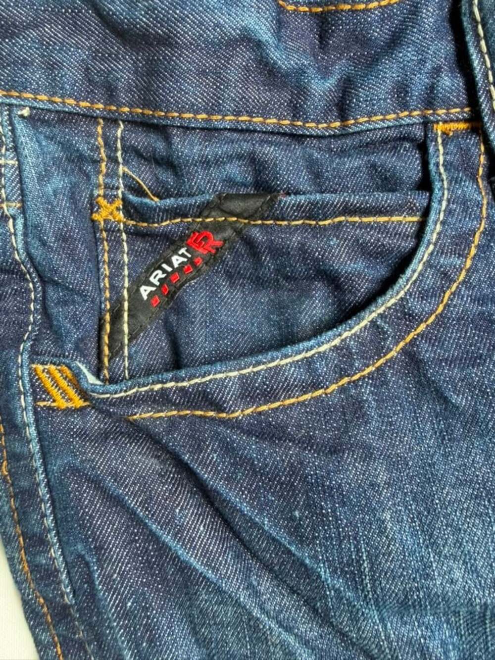 Ariat FR M4 Relaxed Boot Cut Jeans Men's Size 31x32 Flame Resistant Blue Denim - Picture 6 of 8